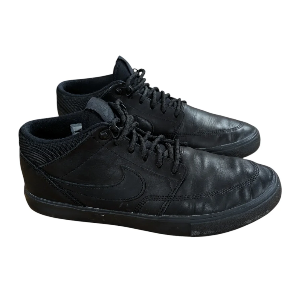 Nike SB Portmore II Solar Mid Premium Black Anthracite Skate Shoes Mens 8